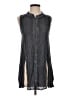 Moth Gray Sleeveless Button-Down Shirt Size XS (petite) - photo 1