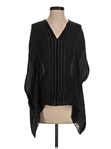 Vince. 3/4 Sleeve Silk Top (view 1)