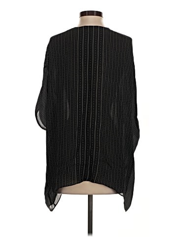 Vince. 3/4 Sleeve Silk Top (view 2)