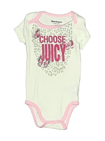 Juicy Couture Short Sleeve Onesie (view 1)