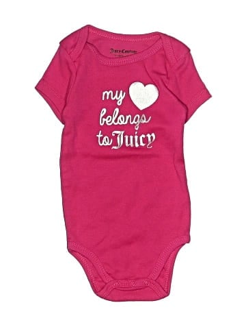 Juicy Couture Short Sleeve Onesie (view 1)