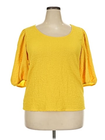 Terra & Sky 3/4 Sleeve Top (view 1)