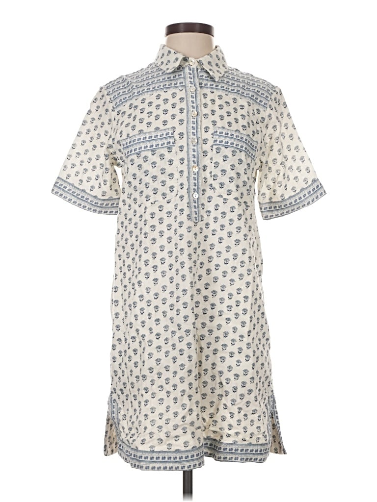 Pre-owned Faherty Casual Dress In Ivory