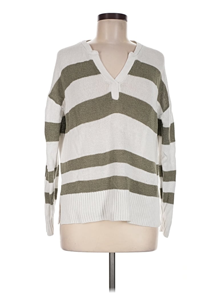 Pre-owned Haven Well Within Pullover Sweater In White