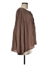 DR2 Brown Long Sleeve Blouse Size M - photo 4