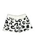 Pol 100% Polyester Animal Print Ivory Shorts Size S - photo 1