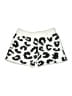 Pol 100% Polyester Animal Print Ivory Shorts Size S - photo 2