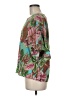 Rose + Olive 100% Polyester Green Short Sleeve Blouse Size M - photo 5