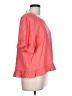 I.N. Studio Pink Short Sleeve Top Size L (petite) - photo 4