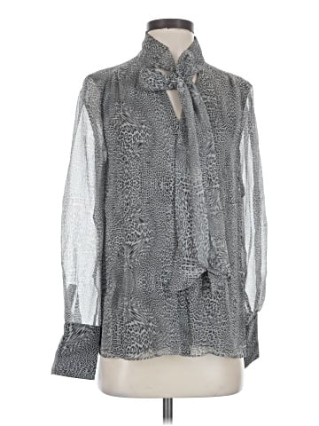 Ramy Brook Long Sleeve Silk Top (view 1)