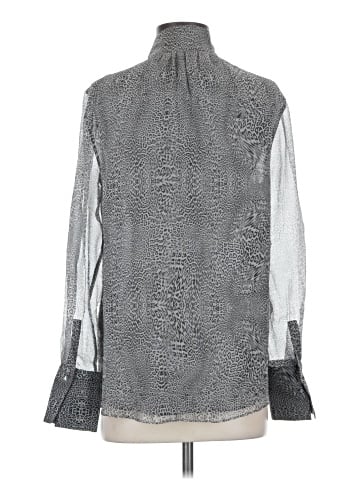 Ramy Brook Long Sleeve Silk Top (view 2)