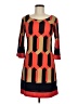 En Focus Studio Argyle Orange Casual Dress Size 6 - photo 1