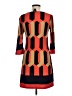 En Focus Studio Argyle Orange Casual Dress Size 6 - photo 2