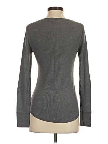 Faded Glory Long Sleeve Henley (view 2)