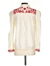 Dear John 100% Polyester Ivory Long Sleeve Blouse Size S - photo 2