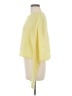 Free People 100% Cotton Solid Yellow Pullover Sweater Size M - photo 5