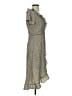 Mikarose 100% Polyester Floral White Gray Casual Dress Size XS - photo 4