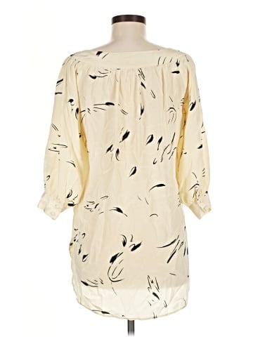 Lux 3/4 Sleeve Silk Top (view 2)