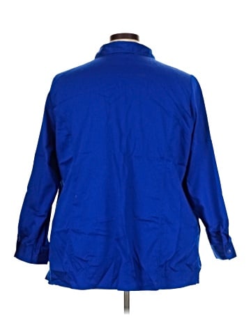 Catherines 3/4 Sleeve Button-Down Shirt (view 2)