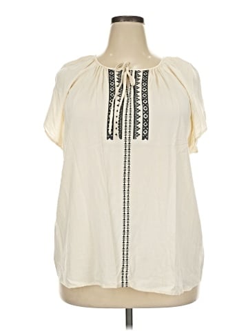 Chelsea & Theodore Short Sleeve Blouse (view 1)