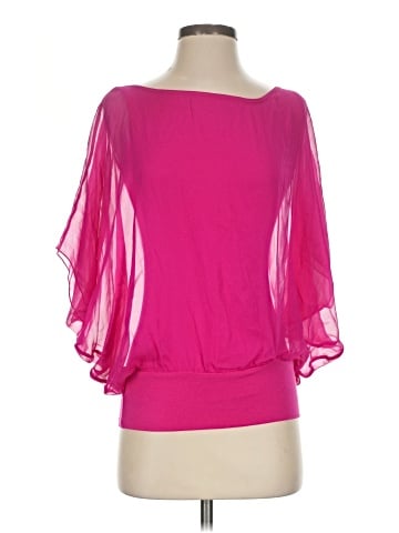 Bailey 44 3/4 Sleeve Silk Top (view 1)