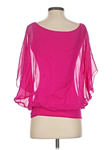 Bailey 44 3/4 Sleeve Silk Top (view 2)