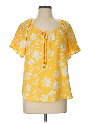 Adrienne Vittadini Short Sleeve Blouse (view 1)
