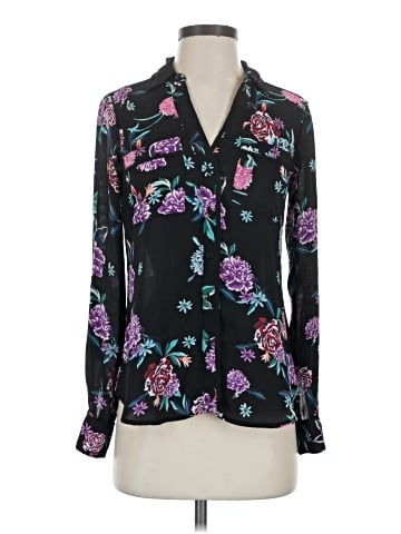 Candie's Long Sleeve Blouse (view 1)
