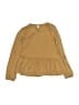 Extremely Me Hearts Gold Long Sleeve Top Size 4 - photo 2