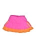Adidas 100% Polyester Color Block Orange Skort Size 5 - photo 1