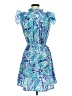 Umgee 100% Polyester Paisley Blue Casual Dress Size M - photo 2