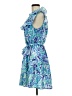 Umgee 100% Polyester Paisley Blue Casual Dress Size M - photo 5