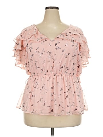 Lane Bryant Short Sleeve Blouse (view 1)