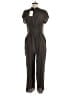 Grade & Gather 100% Polyester Solid Gray Jumpsuit Size M (petite) - photo 2