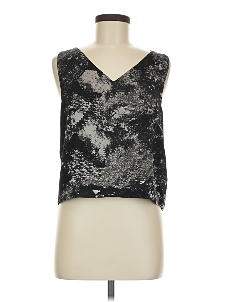 Pre-owned Babaton Sleeveless Blouse In Black