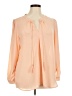 Rose + Olive Orange Long Sleeve Blouse Size XL - photo 1