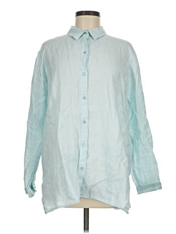 Eileen Fisher Long Sleeve Button-Down Shirt (view 1)