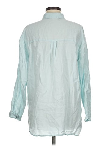 Eileen Fisher Long Sleeve Button-Down Shirt (view 2)
