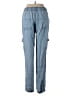 Love Tree 100% Tencel Blue Cargo Pants Size M - photo 2