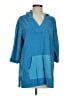 Soft Surroundings Blue Pullover Hoodie Size S - photo 1