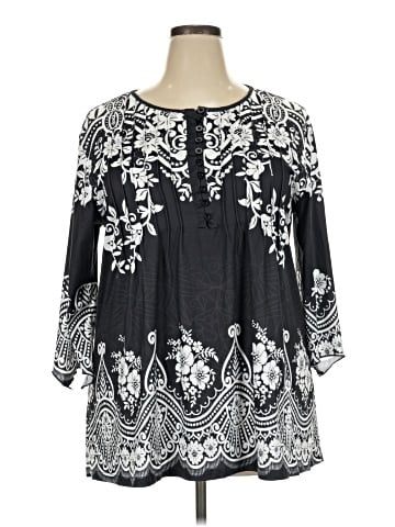 Unbranded 3/4 Sleeve Blouse (view 1)