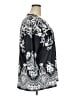 Unbranded Floral Black 3/4 Sleeve Blouse Size 2XL - photo 4