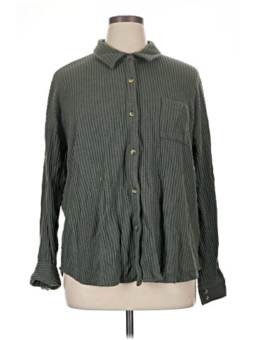 P.J. Salvage Long Sleeve Button-Down Shirt (view 1)