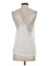 Athleta Color Block Solid Gray White Tank Top Size S - photo 2