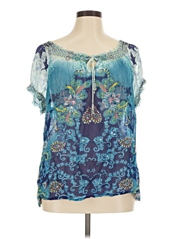 DressBarn Short Sleeve Blouse (view 1)