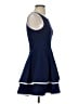 Alya Solid Blue Cocktail Dress Size S - photo 4