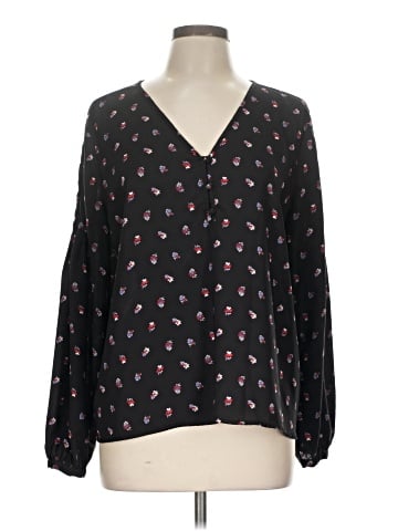 Ann Taylor Long Sleeve Blouse (view 1)