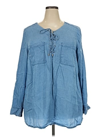 Style&Co 3/4 Sleeve Blouse (view 1)