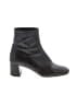 Prada 100% Leather Black Ankle Boots Size EU 38 - photo 1