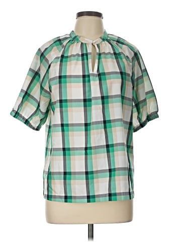 Ann Taylor Short Sleeve Blouse (view 1)